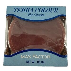 Max Factor Terra Colour For Cheeks Terracotta Blush Makeup Vintage Rare